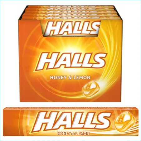 Halls cukierki 33,5g. Honey & Lemon /20/