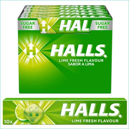 Halls cukierki 33,5g. Lime +Vita C /20/
