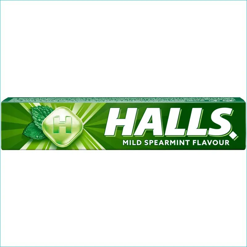 Halls cukierki 34g. Mild Spearmint Flavour /20/