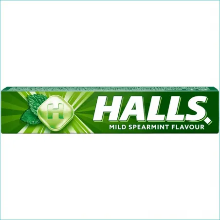 Halls cukierki 34g. Mild Spearmint Flavour /20/