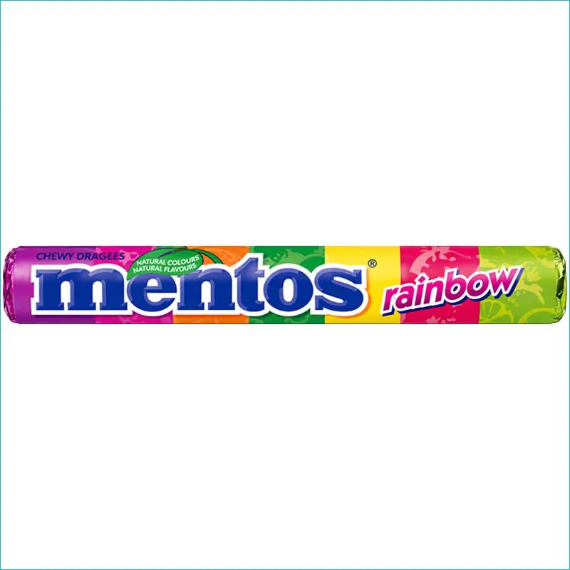 Mentos cukierki 37,5g. Rainbow /40/