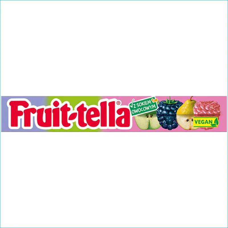 Fruit-tella guma rozpuszczalna 41g. Owocowa /20/
