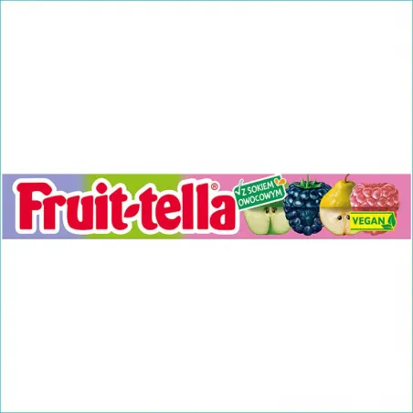 Fruit-tella guma rozpuszczalna 41g. Owocowa /20/