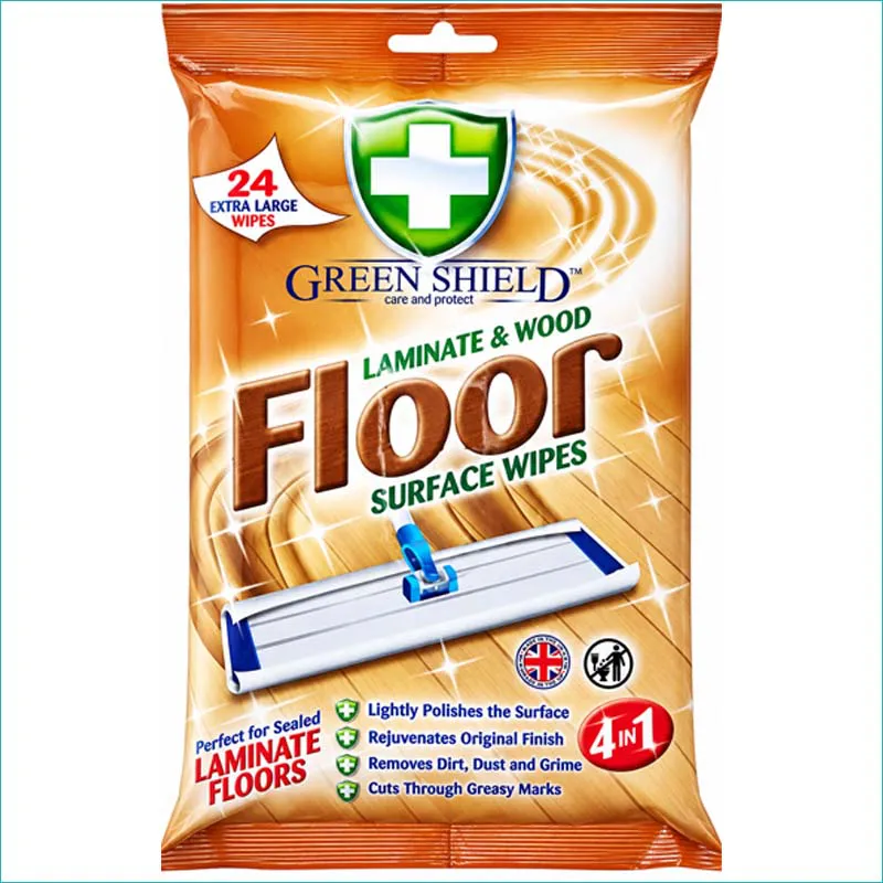Green Shield chusteczki 24szt. Floor Laminate&Wood /12/