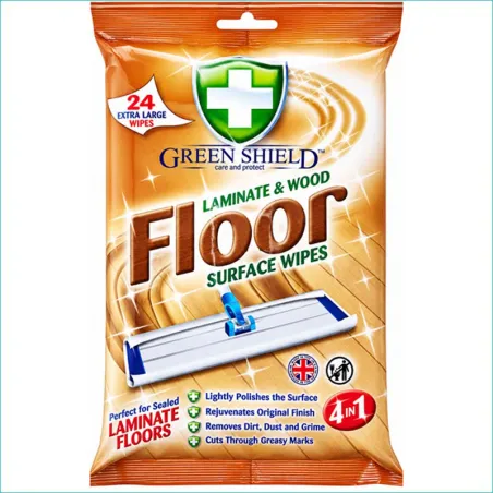Green Shield chusteczki 24szt. Floor Laminate&Wood /12/