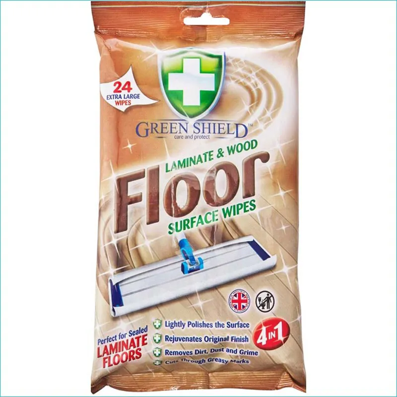 Green Shield chusteczki 24szt. Floor Anti-Bacterial /12/
