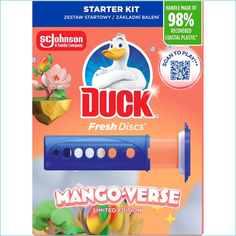 Duck krążek żelowy do WC 36ml. Mango-Verse /5/