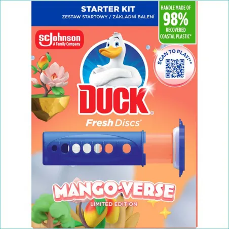 Duck krążek żelowy do WC 36ml. Mango-Verse /5/