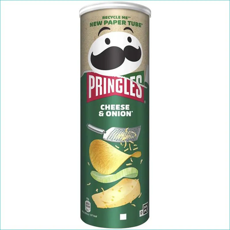 Pringles chipsy 165g. Cheese & Onion