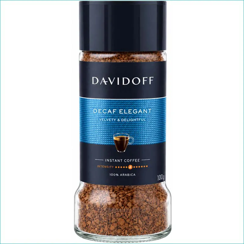Kawa Davidoff rozpuszczalna 100g. Decaf Elegant /6/