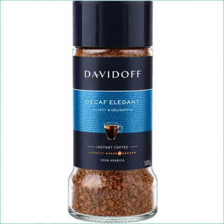 Kawa Davidoff rozpuszczalna 100g. Decaf Elegant /6/