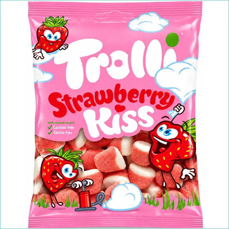 Trolli żelki 150g. Kiss Strawberry /21/