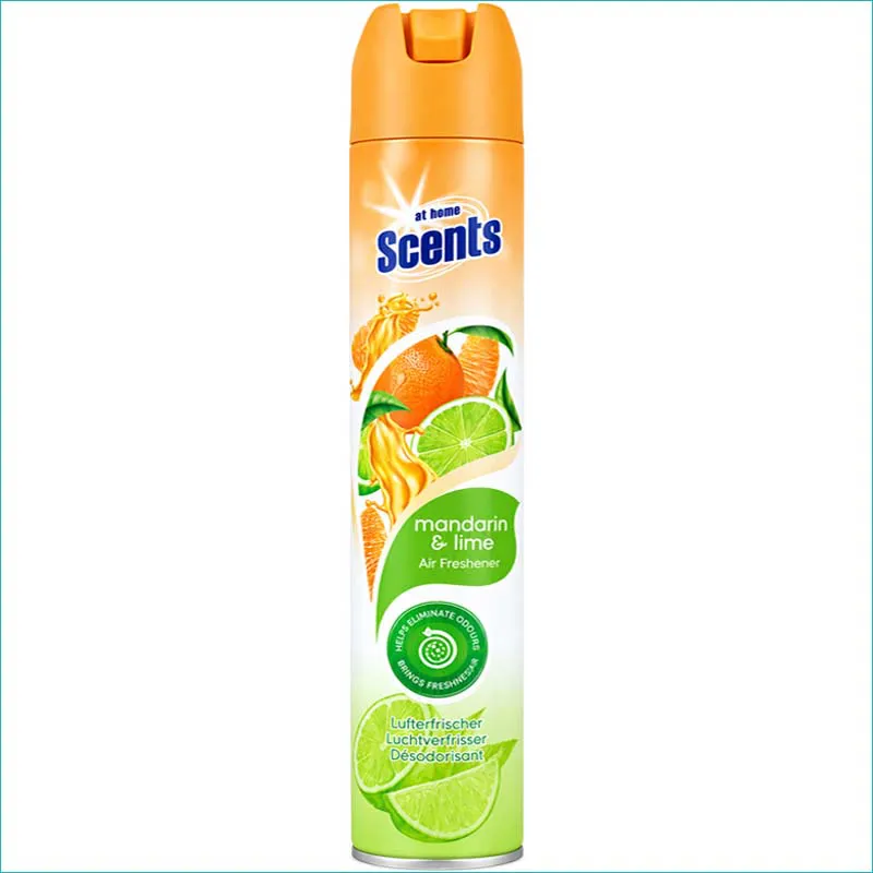 At Home odświeżacz powietrza spray 400ml. Mandarin & Lime