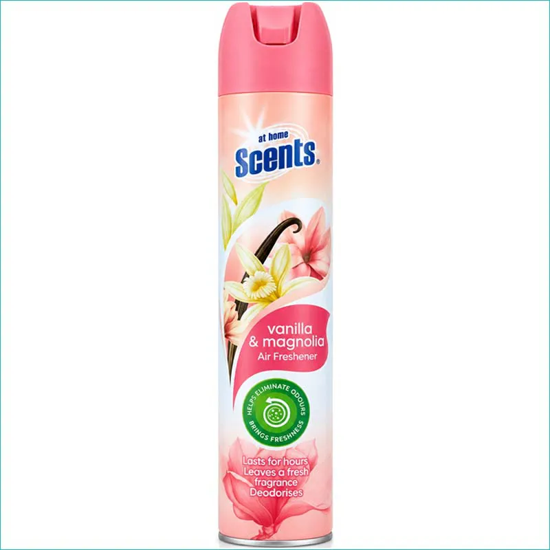 At Home odświeżacz powietrza spray 400ml. Vanilla & Magnolia