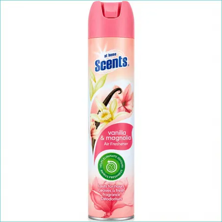 At Home odświeżacz powietrza spray 400ml. Vanilla & Magnolia