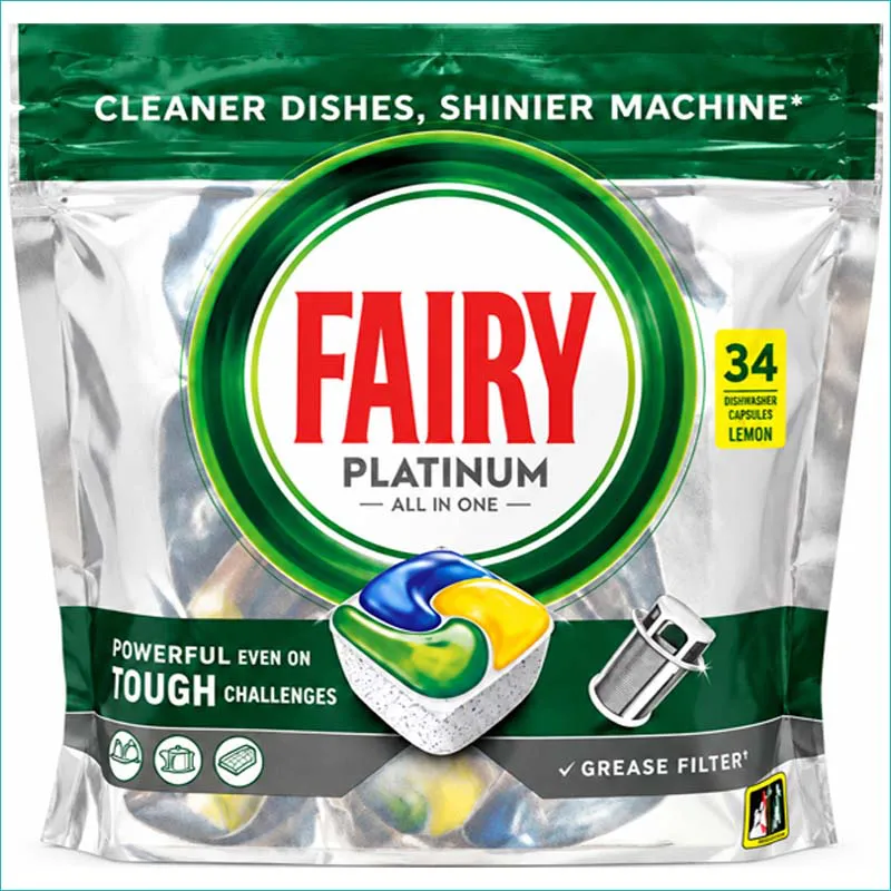Fairy Platinum kapsułki do zmywarki 34szt. Lemon /5/