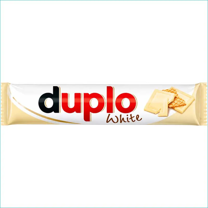 Duplo wafelki w czekoladzie 18,2g. White /40/