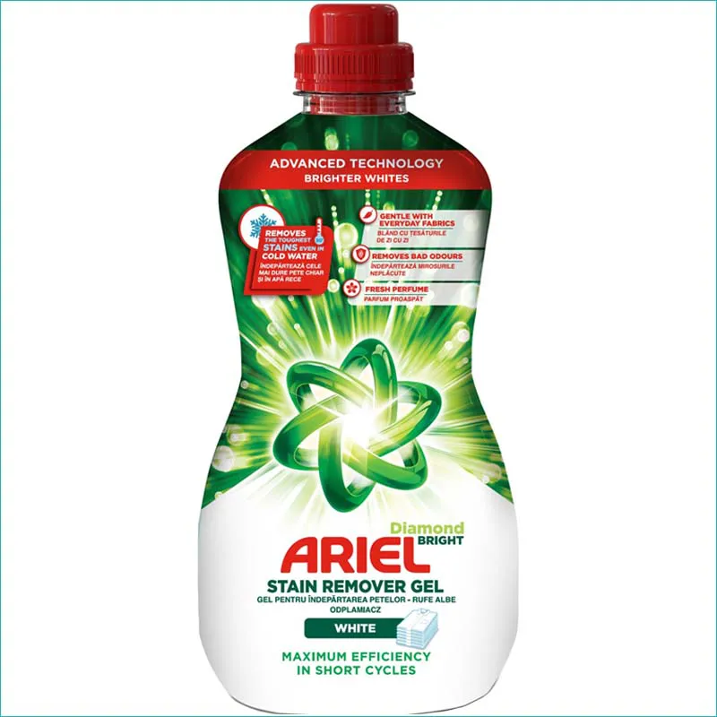 Ariel odplamiacz w żelu 950ml. White /6/