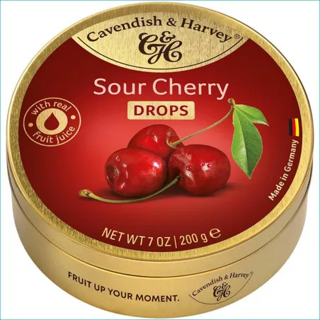 Cavendish&Harvey landrynki 200g. Sour Cherry /9/
