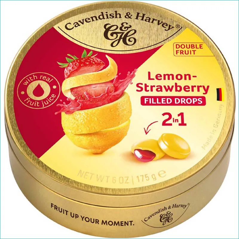 Cavendish&Harvey landrynki 175g. Lemon Strawberry /9/