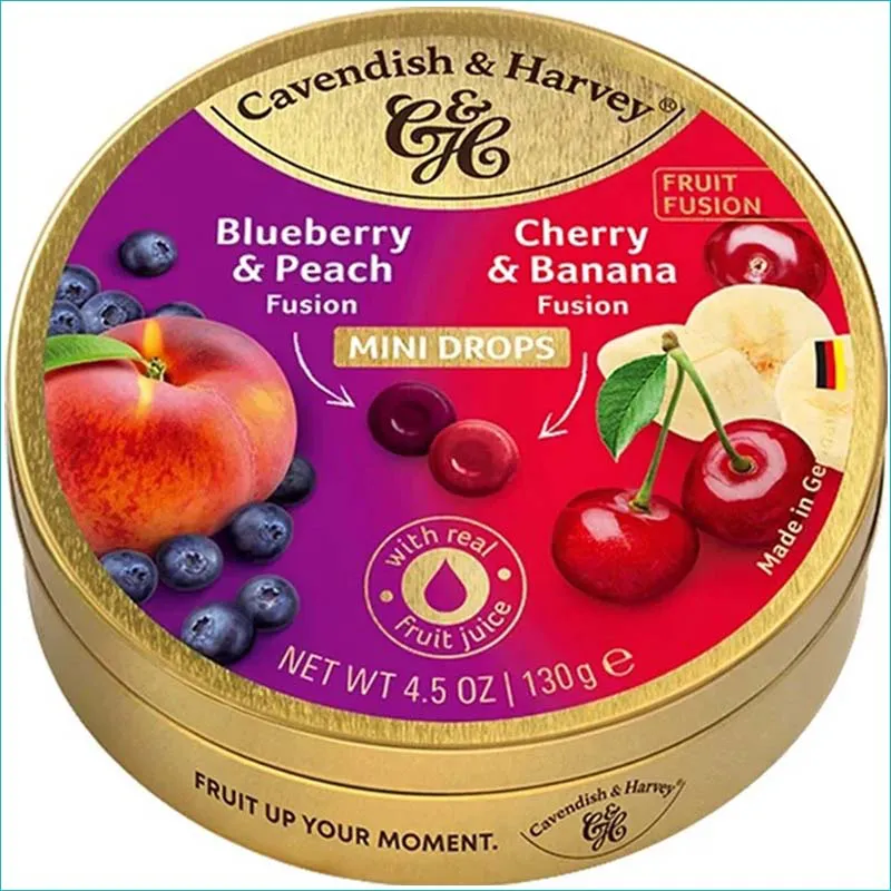 Cavendish&Harvey landrynki 130g. Blueberry/Cherry /11/