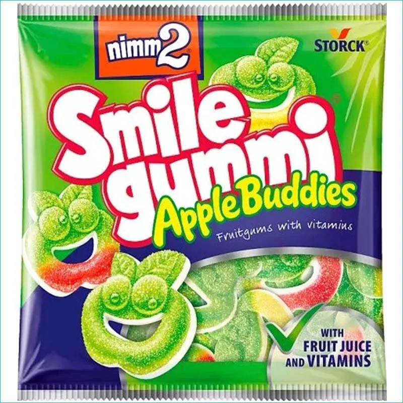 Nimm2 Smile Gummi żelki 90g. Apple Buddies /24/