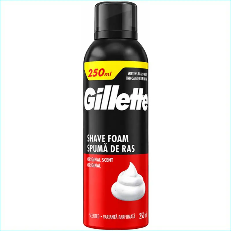 Gillette pianka do golenia 250ml. Original /6/