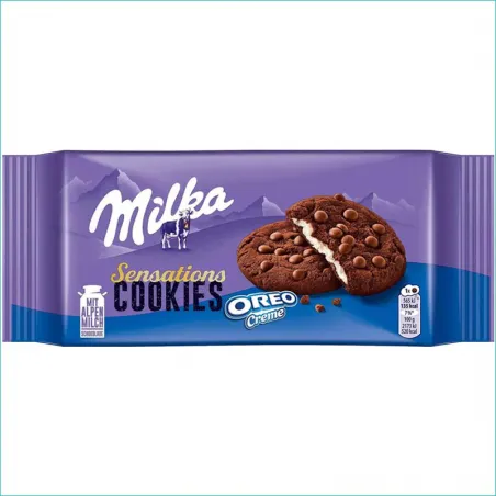 Milka ciastka 156g. Sensations Cookies Oreo Creme /12/ 