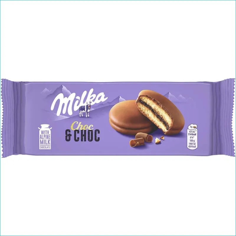 Milka ciastka 150g. Choc & Choc /12/ 