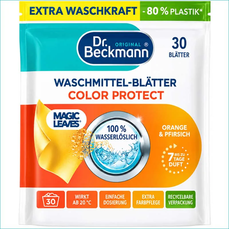 Dr. Beckmann detergent  do prania w listkach 30szt. Color Orange /8/