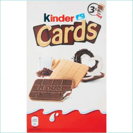 Kinder Cards wafel z nadzieniem 3szt. /18/