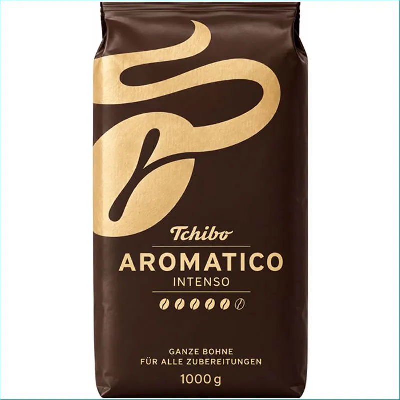 Tchibo kawa ziarno 1kg. Aromatico Intenso /6/ Data ważn. 25/12/2026