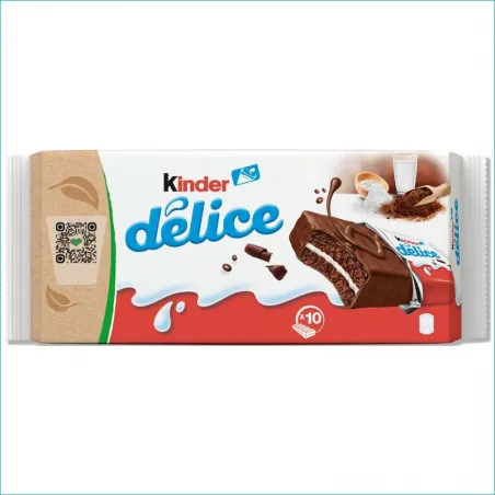 Kinder Delice mleczna kanapka 10x39g. 