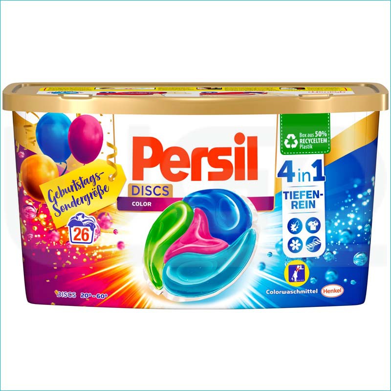 Persil caps disc 4in1 26szt. Color