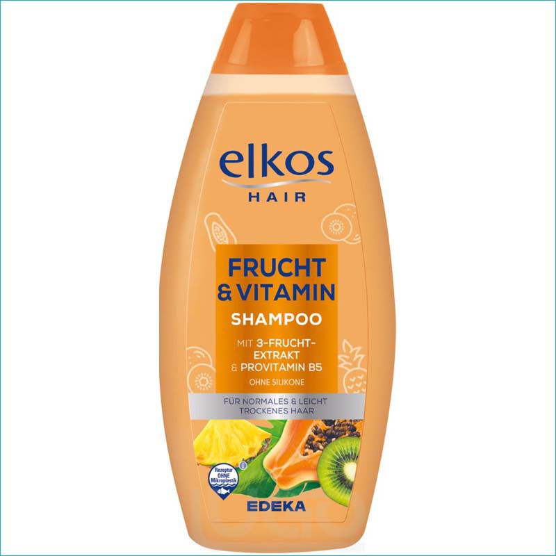 Elkos szampon do włosów 500ml. Frucht & Vitamin