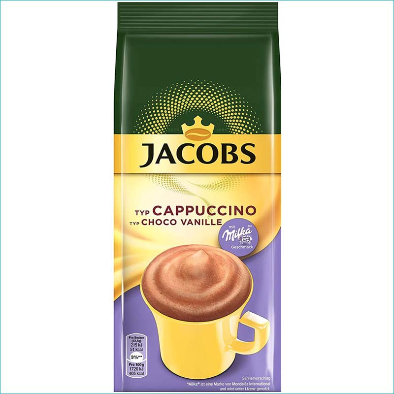 Kawa Jacobs Cappucino Milka 500g./ Choco Vanilia