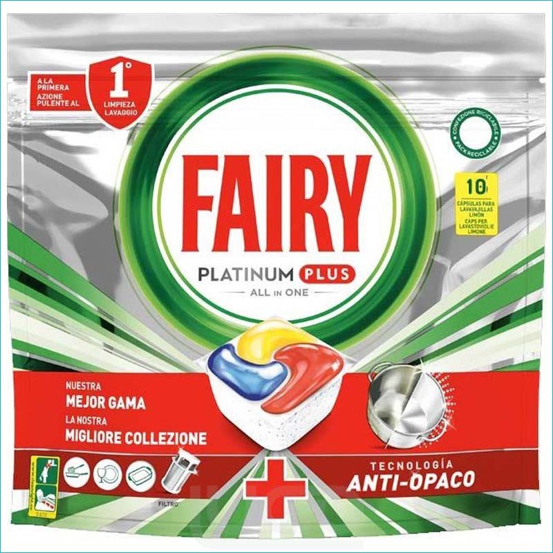 Fairy Platinum Plus kapsułki do zmywarki 10szt.