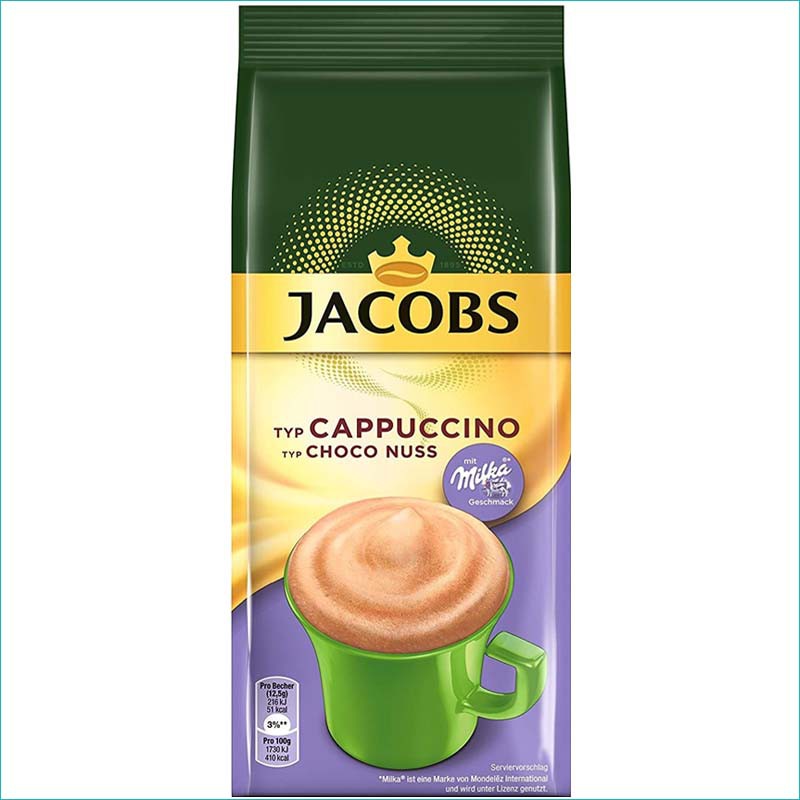 Kawa Jacobs Cappucino Milka 500g./ Choco Nuss