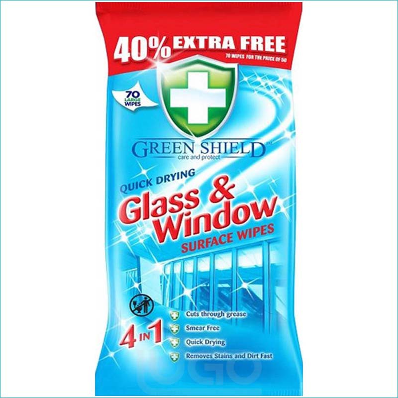 Green Shield chusteczki 70szt / Glass & Window