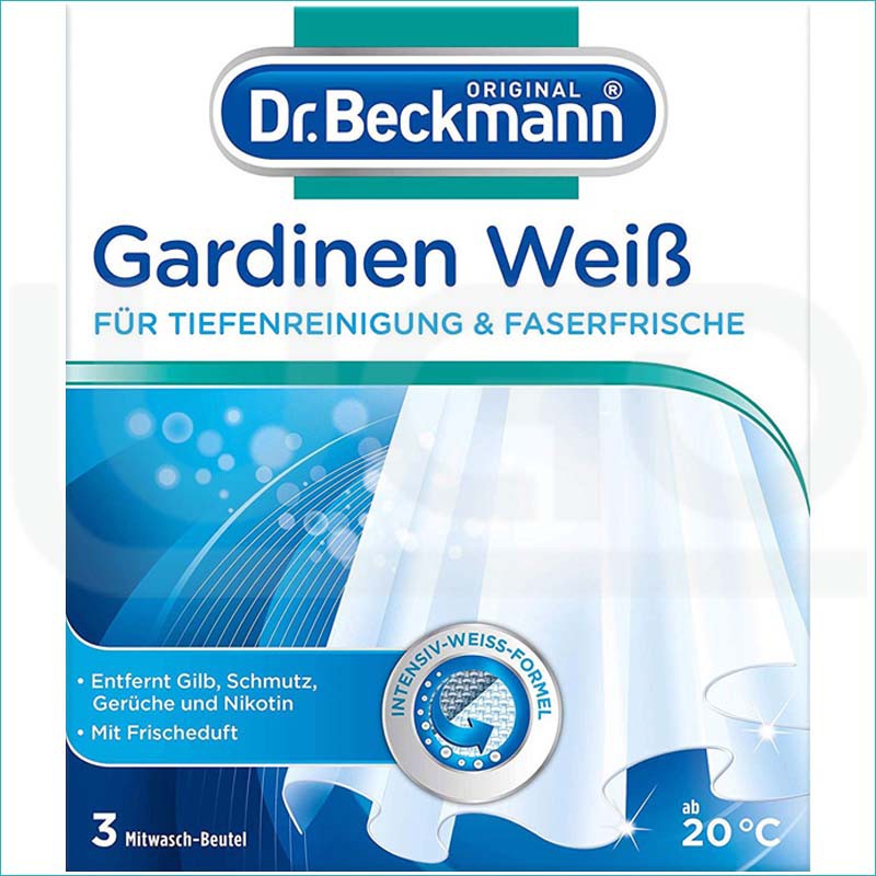 Dr Beckmann Gardinen Weiss saszetki do firan 3x40g