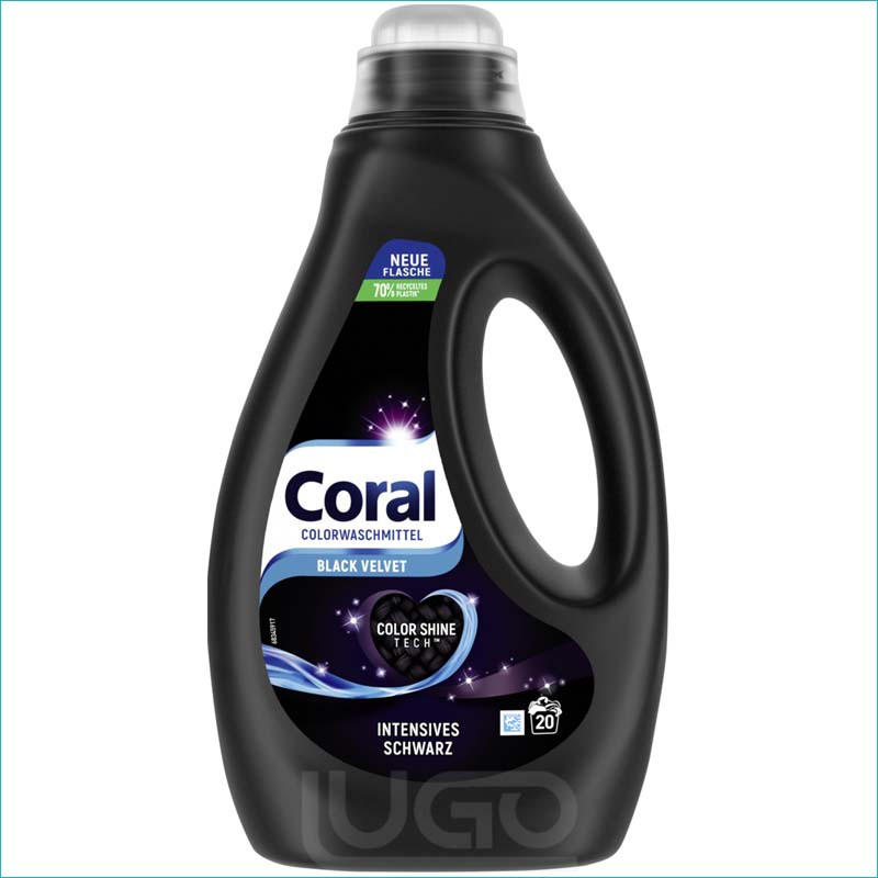 Coral płyn do prania 1L/20 Black Velvet