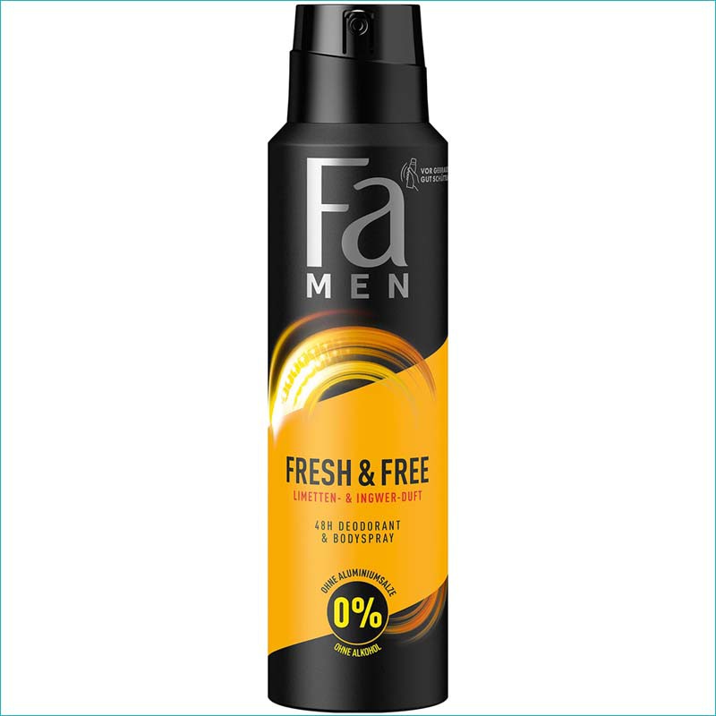 Fa Men dezodorant 150ml. Fresh&Free