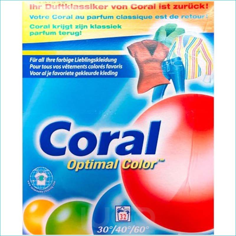 Coral proszek do prania 2,528kg/32 Color