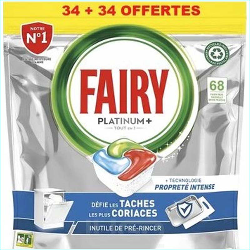 Fairy Platinum Plus kapsułki do zmywarki 68+