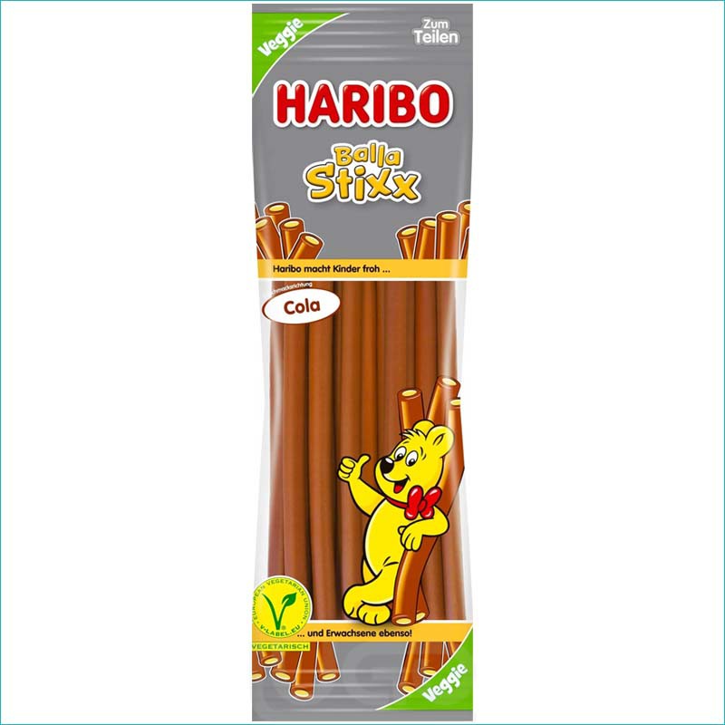 Haribo żelki 200g. Balla Stixx Cola