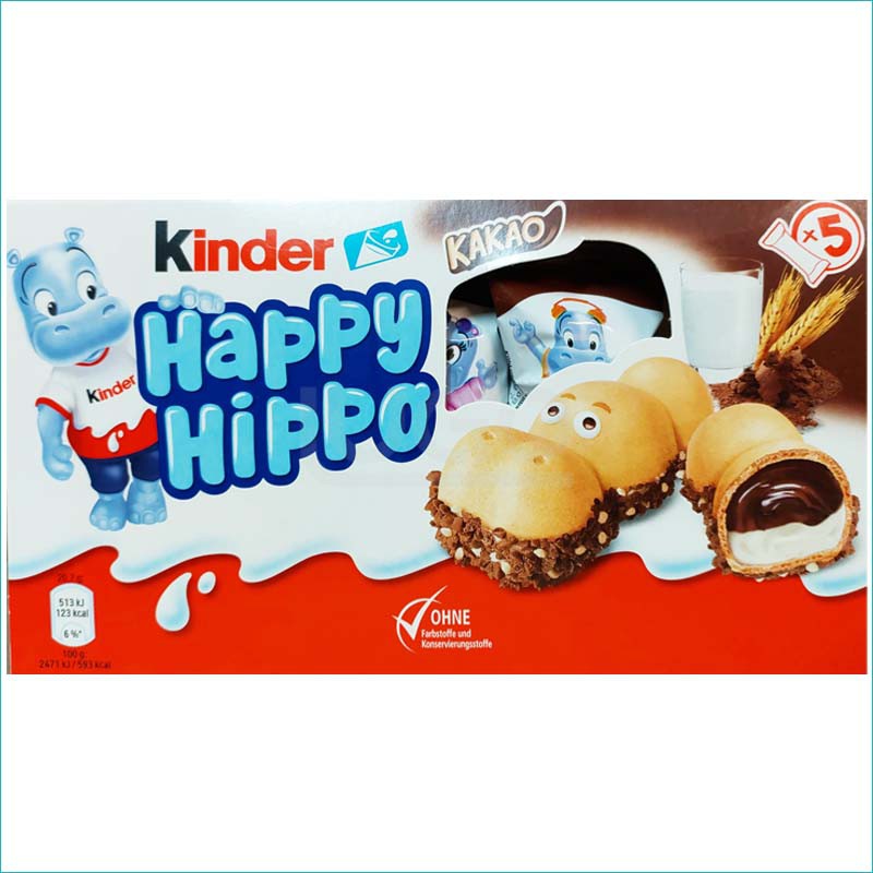 Kinder batoniki Happy Hippo 5szt. Kakao