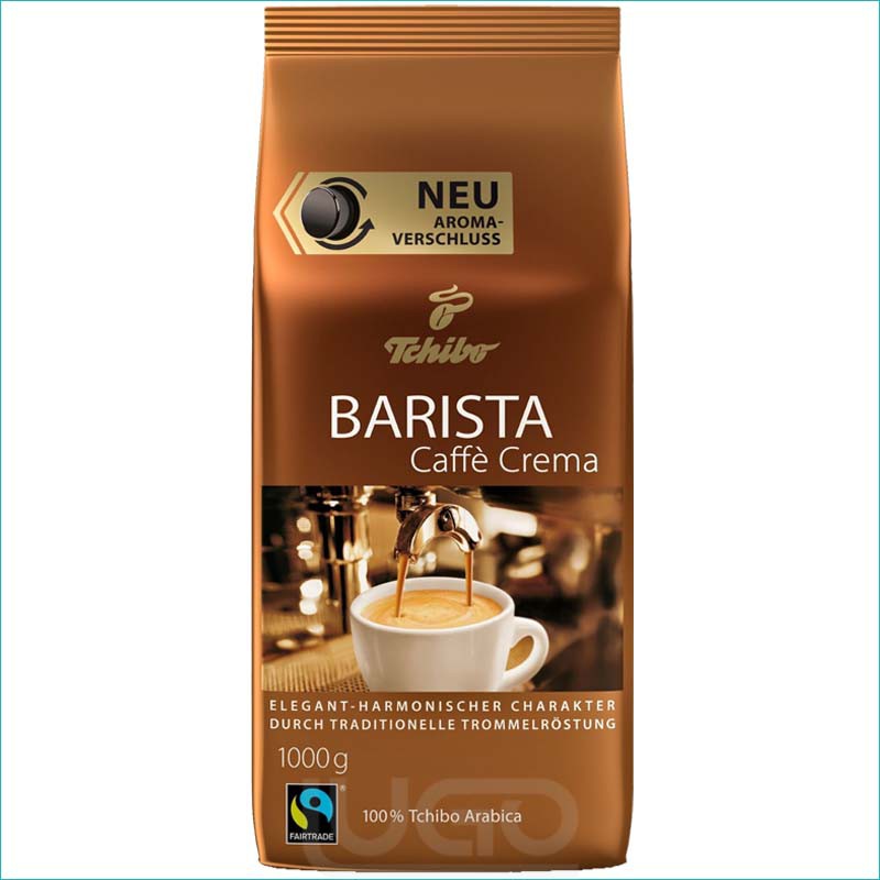 Tchibo kawa ziarno 1kg. Barista Crema