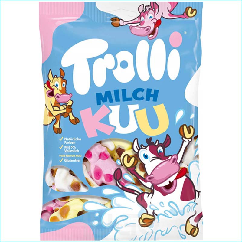 Trolli żelki 150g. Milch kuu