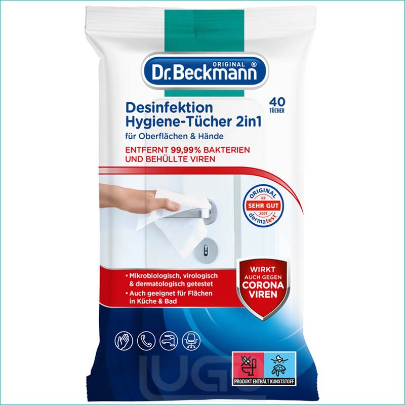 Dr. Beckmann chusteczki dezynfekujące 40szt.