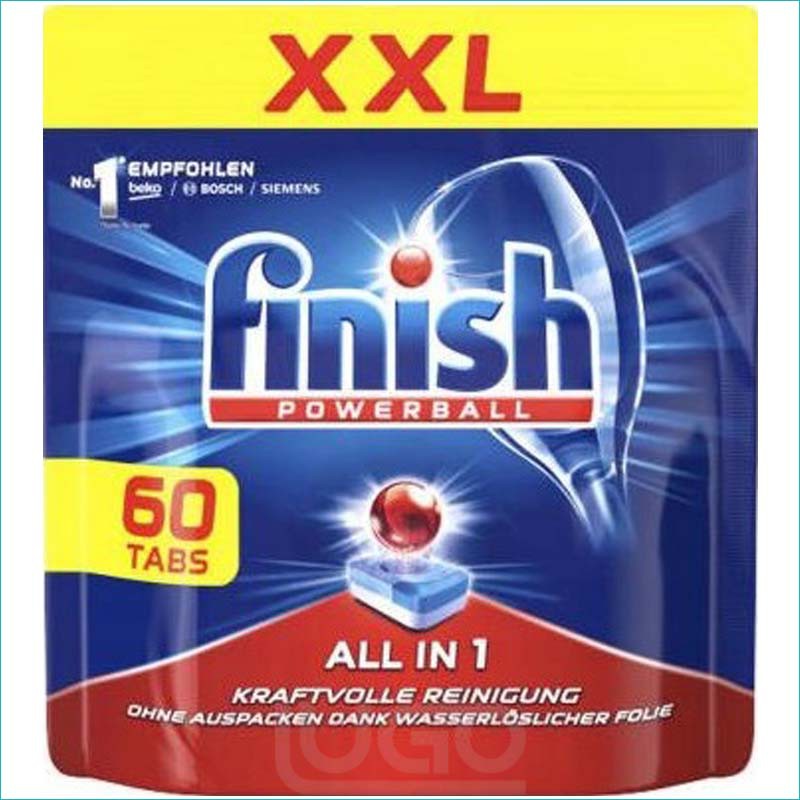 Finish All in 1 kapsułki do zmywarki 60szt. Orygin